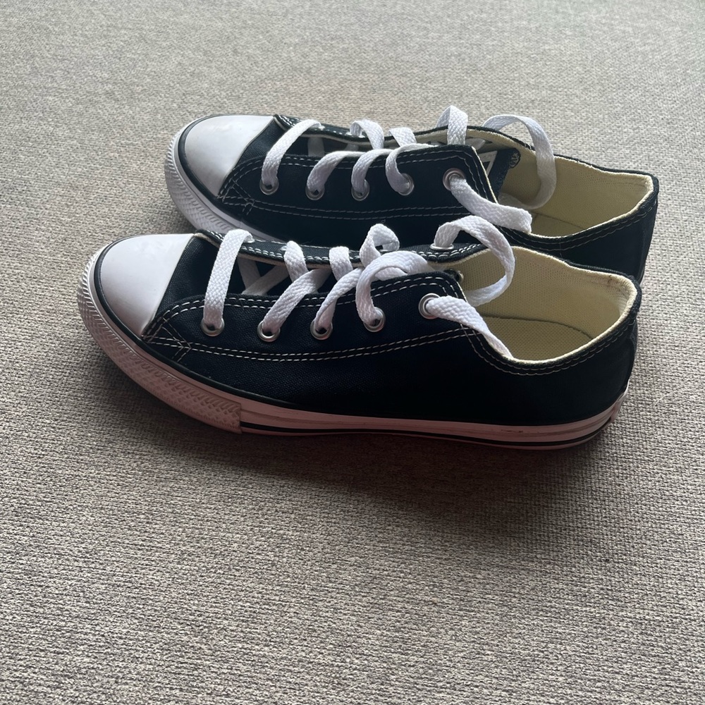 Young girls size 3 Converse.